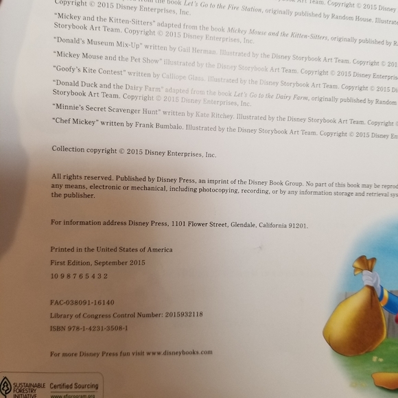 Disney's Mickey & Minnie 18 Storybook Collection Sustainable Forestry In… - Picture 8 of 14